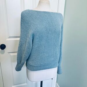Sincerely Jules Soft Blue Crew Neck Sweater